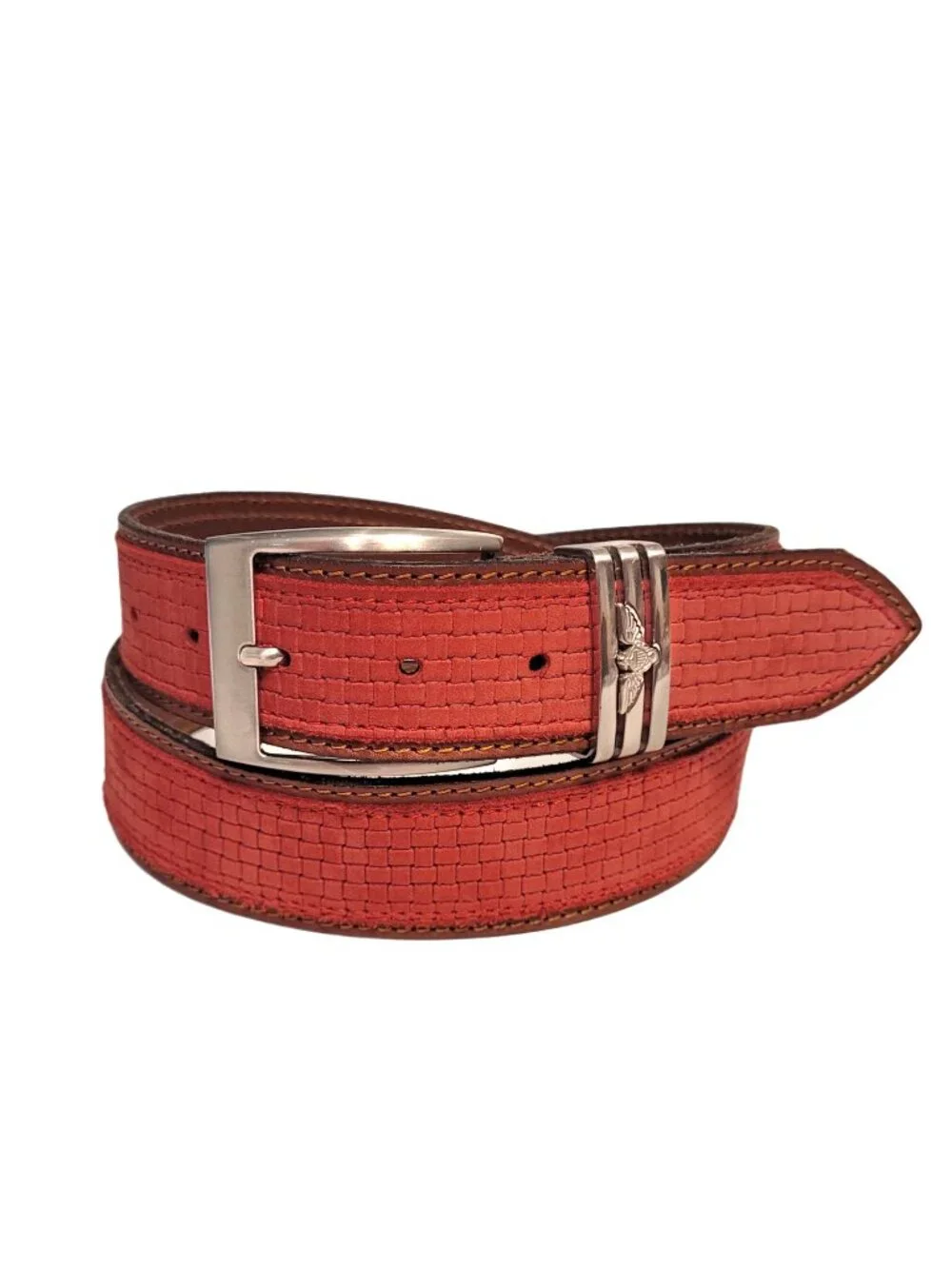 GP&MAX Italian Textured Leather Belt